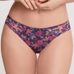 Slip Marine Imprimé Luccia Swing -Élégance Lingerie Promos Boutique BL02459 9BA WEB 1