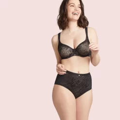 Culotte Noir Just Me -Élégance Lingerie Promos Boutique BL03492 030 WEB 3
