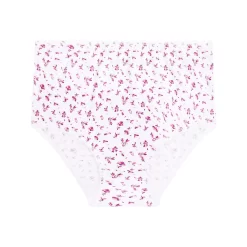 Élégance Lingerie Promos Boutique 32 Panty Blanc Best Cotton Print