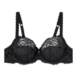 Soutien-gorge Emboîtant Avec Armatures Black Pampelune