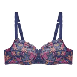 Soutien-gorge Emboîtant Avec Armatures Marine Imprimé Luccia Swing