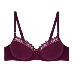 Soutien-gorge Emboîtant Avec Armatures Cassis Sydney Pure
