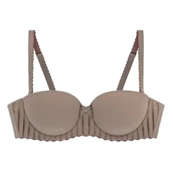 Soutien-gorge Bandeau Avec Armatures Beige Noisette Stockholm