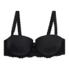 Soutien-gorge Bandeau Avec Armatures Black Pampelune