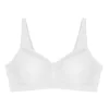 Soutien-gorge Sans Armatures Blanc Cotton Comfort