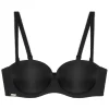 Soutien-gorge Bandeau Avec Armatures Noir Livorne