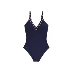 Maillot Une Pièce Sans Armatures Marine Précieux TAVOLARA