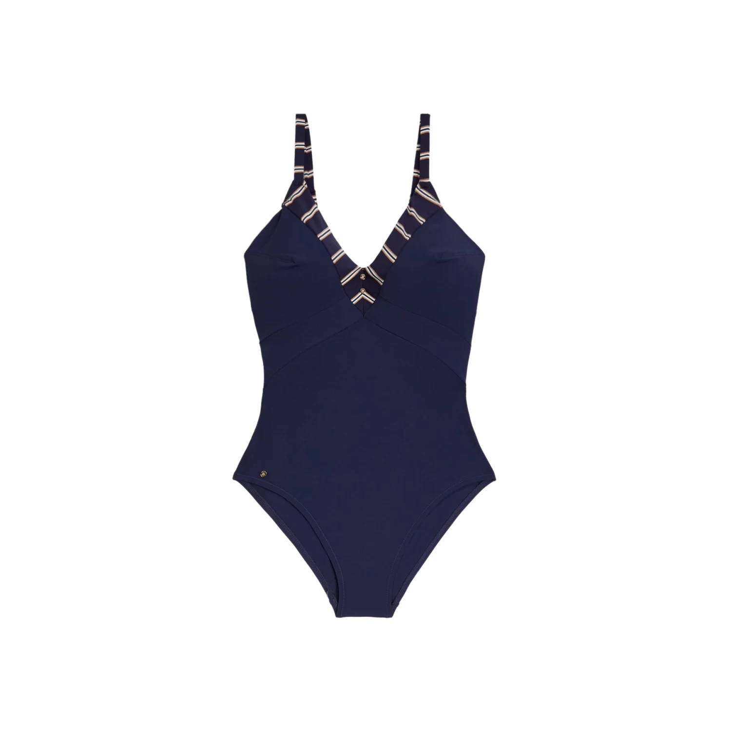 Maillot Une Pièce Sans Armatures Marine Précieux TAVOLARA 1 Maillot Une Pièce Sans Armatures Marine Précieux TAVOLARA